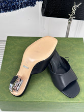 Load image into Gallery viewer, Gucci interlocking G Heel Sandal