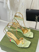 Load image into Gallery viewer, Gucci High Heel Sandals With Hardware