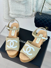 Load image into Gallery viewer, Chanel Wedge Sandal