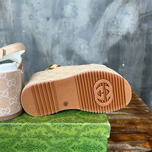 Load image into Gallery viewer, Gucci Double G Platform Sandal