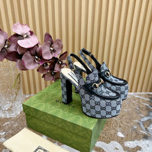 Load image into Gallery viewer, Gucci Horsebit High Heel Sandal