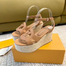Load image into Gallery viewer, Louis Vuitton Isola Wedge Sandals