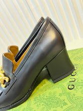 Load image into Gallery viewer, Gucci interlocking G Mid Heel Pump