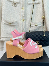 Load image into Gallery viewer, Chanel Wedge Sandal