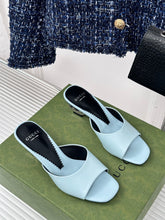 Load image into Gallery viewer, Gucci interlocking G Heel Sandal