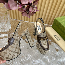 Load image into Gallery viewer, Gucci Horsebit High Heel Sandal