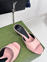 Load image into Gallery viewer, Gucci interlocking G Heel Sandal