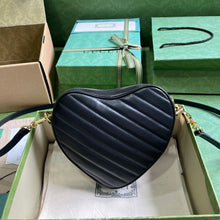 Load image into Gallery viewer, Gucci Interlocking G Mini Heart Shoulder Bag