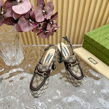 Load image into Gallery viewer, Gucci Horsebit High Heel Sandal