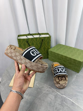 Load image into Gallery viewer, Gucci Platform Slide Sandal