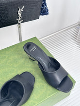 Load image into Gallery viewer, Gucci interlocking G Heel Sandal