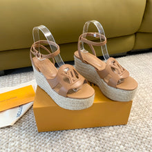 Load image into Gallery viewer, Louis Vuitton Isola Wedge Sandals