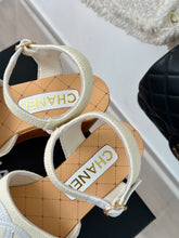 Load image into Gallery viewer, Chanel Wedge Sandal