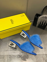 Load image into Gallery viewer, Fendi Baguette Slides