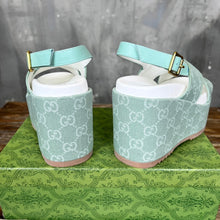 Load image into Gallery viewer, Gucci Double G Platform Sandal