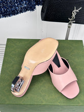 Load image into Gallery viewer, Gucci interlocking G Heel Sandal