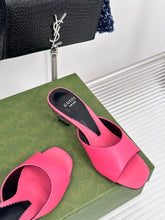 Load image into Gallery viewer, Gucci interlocking G Heel Sandal