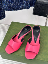 Load image into Gallery viewer, Gucci interlocking G Heel Sandal