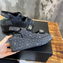 Load image into Gallery viewer, Chanel Platform Sandals