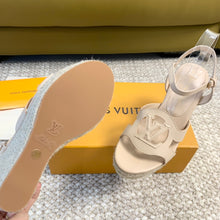 Load image into Gallery viewer, Louis Vuitton Isola Wedge Sandals