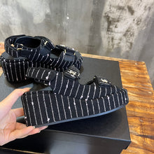 Load image into Gallery viewer, Chanel Platform Sandals