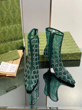 Load image into Gallery viewer, Gucci GG Mid Heel Boots