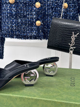 Load image into Gallery viewer, Gucci interlocking G Heel Sandal