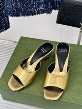Load image into Gallery viewer, Gucci interlocking G Heel Sandal
