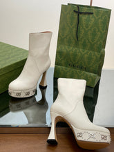 Load image into Gallery viewer, Gucci Platform Boots With GG Studs