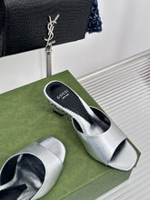 Load image into Gallery viewer, Gucci interlocking G Heel Sandal