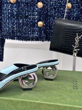 Load image into Gallery viewer, Gucci interlocking G Heel Sandal