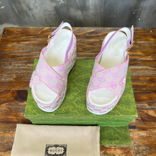 Load image into Gallery viewer, Gucci Double G Platform Sandal