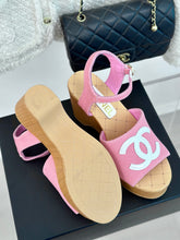 Load image into Gallery viewer, Chanel Wedge Sandal
