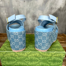 Load image into Gallery viewer, Gucci Double G Platform Sandal