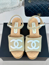 Load image into Gallery viewer, Chanel Wedge Sandal