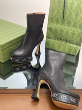 Load image into Gallery viewer, Gucci Platform Boots With GG Studs