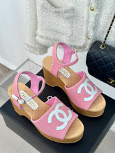 Load image into Gallery viewer, Chanel Wedge Sandal