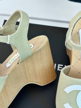 Load image into Gallery viewer, Chanel Wedge Sandal