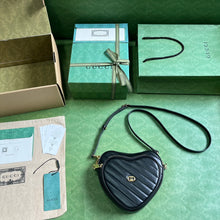 Load image into Gallery viewer, Gucci Interlocking G Mini Heart Shoulder Bag