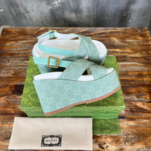 Load image into Gallery viewer, Gucci Double G Platform Sandal