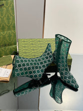 Load image into Gallery viewer, Gucci GG Mid Heel Boots