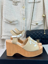Load image into Gallery viewer, Chanel Wedge Sandal
