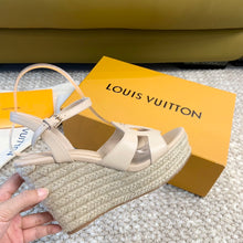 Load image into Gallery viewer, Louis Vuitton Isola Wedge Sandals