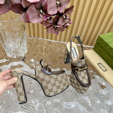 Load image into Gallery viewer, Gucci Horsebit High Heel Sandal
