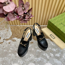 Load image into Gallery viewer, Gucci Horsebit High Heel Sandal