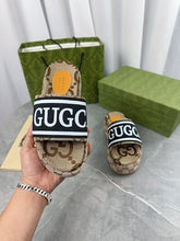 Load image into Gallery viewer, Gucci Platform Slide Sandal