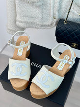 Load image into Gallery viewer, Chanel Wedge Sandal