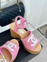 Load image into Gallery viewer, Chanel Wedge Sandal