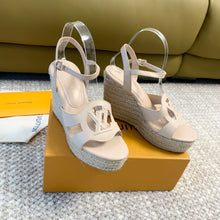 Load image into Gallery viewer, Louis Vuitton Isola Wedge Sandals