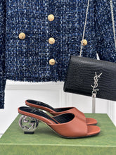 Load image into Gallery viewer, Gucci interlocking G Heel Sandal